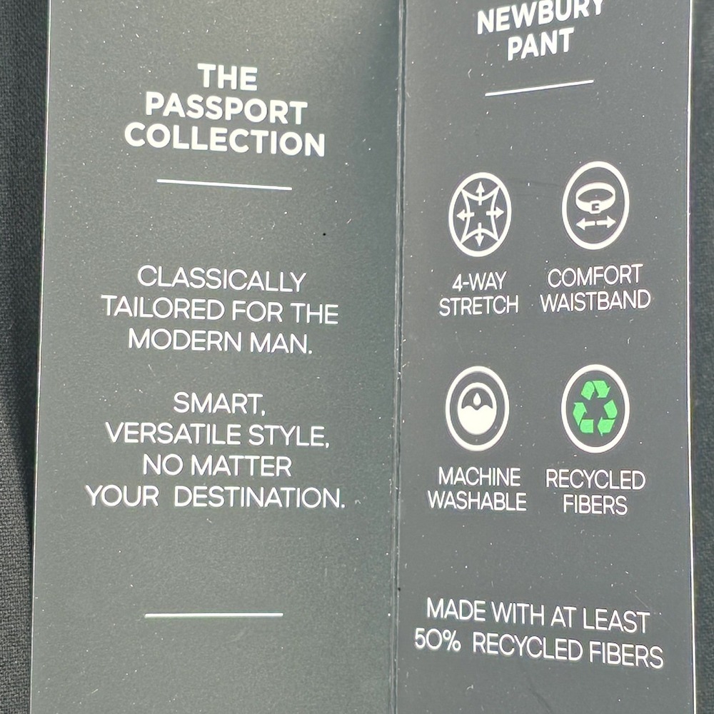 Michael Kors Mens Marvin Dress Pants 44x30 Black Stretch Business Casual NWT - Picture 7 of 9